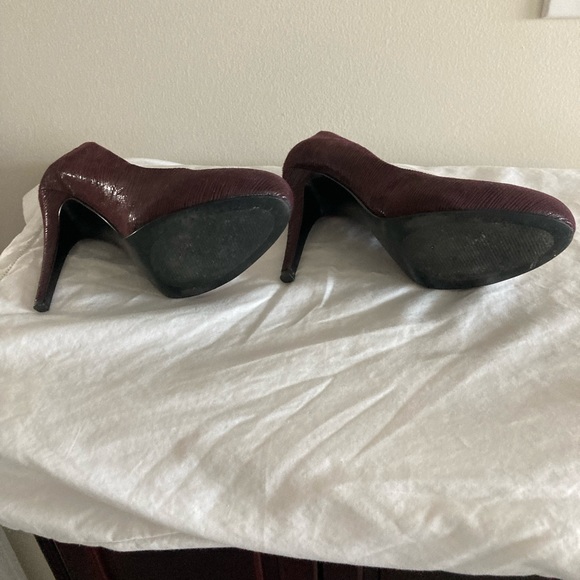 Nine West Burgundy pumps - Picture 6 of 6